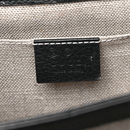 Gucci Dollar Calfskin Small Interlocking G Shoulder Bag Black 6 of 9