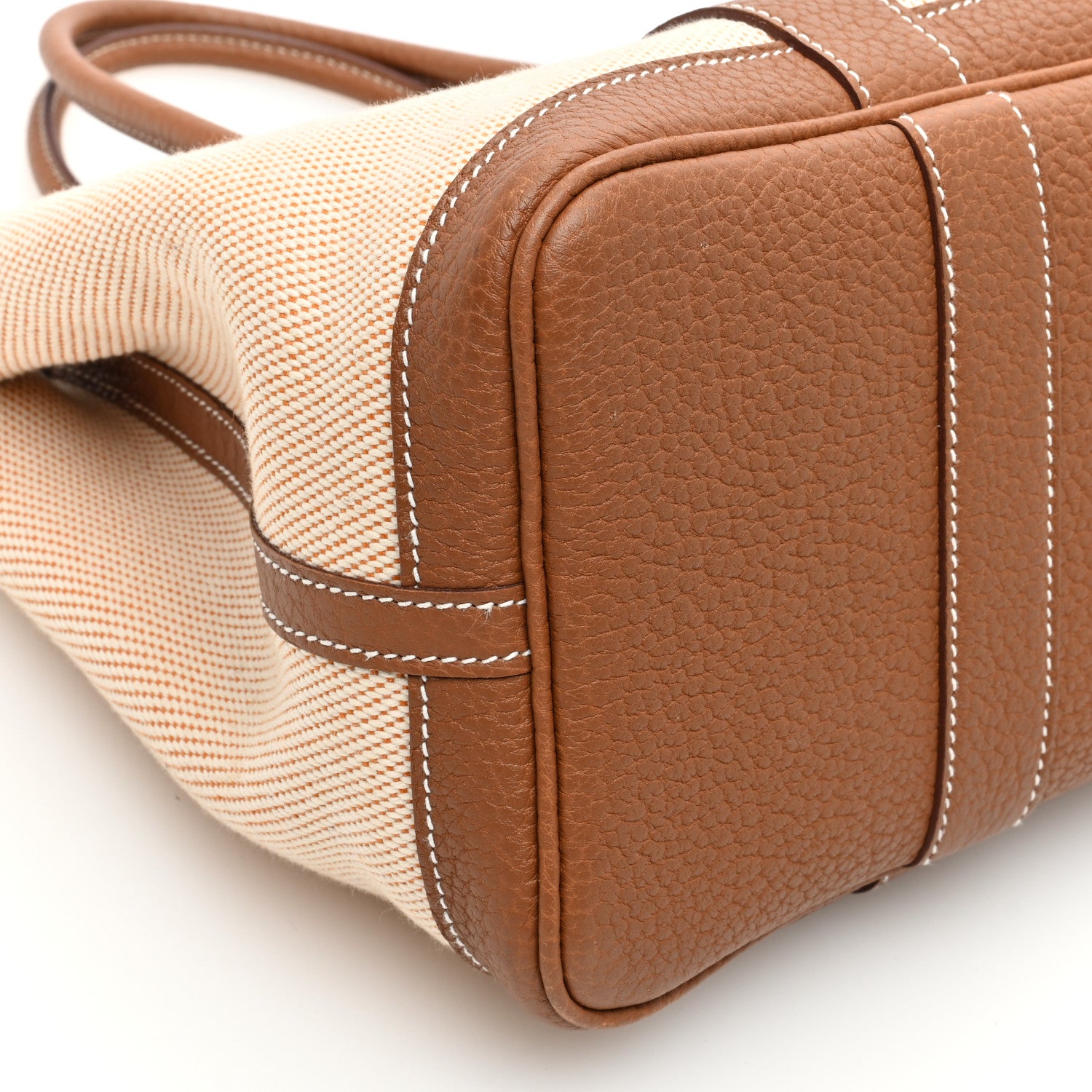 Hermes Toile Negonda Garden Party 30 TPM Ecru Orange Gold 8 of 9
