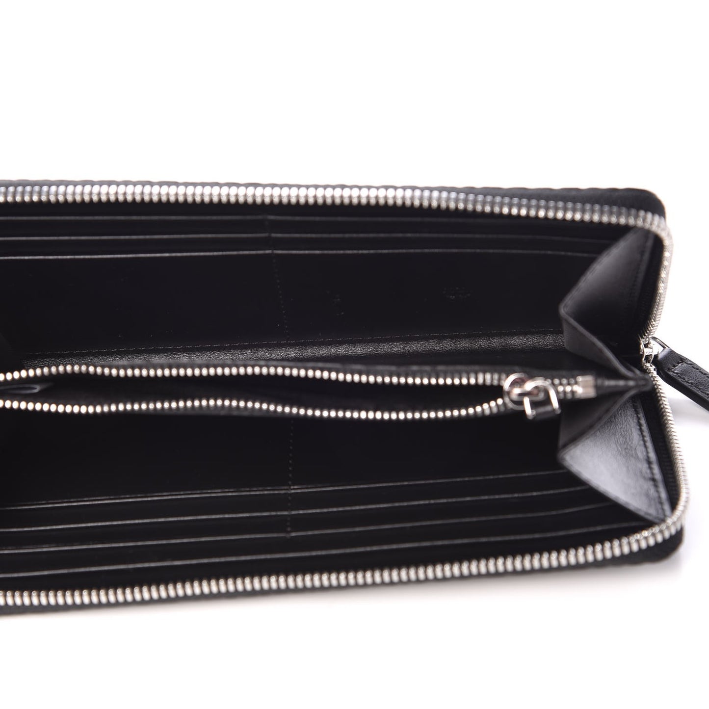 Visetos Large Zip Around Wallet Black