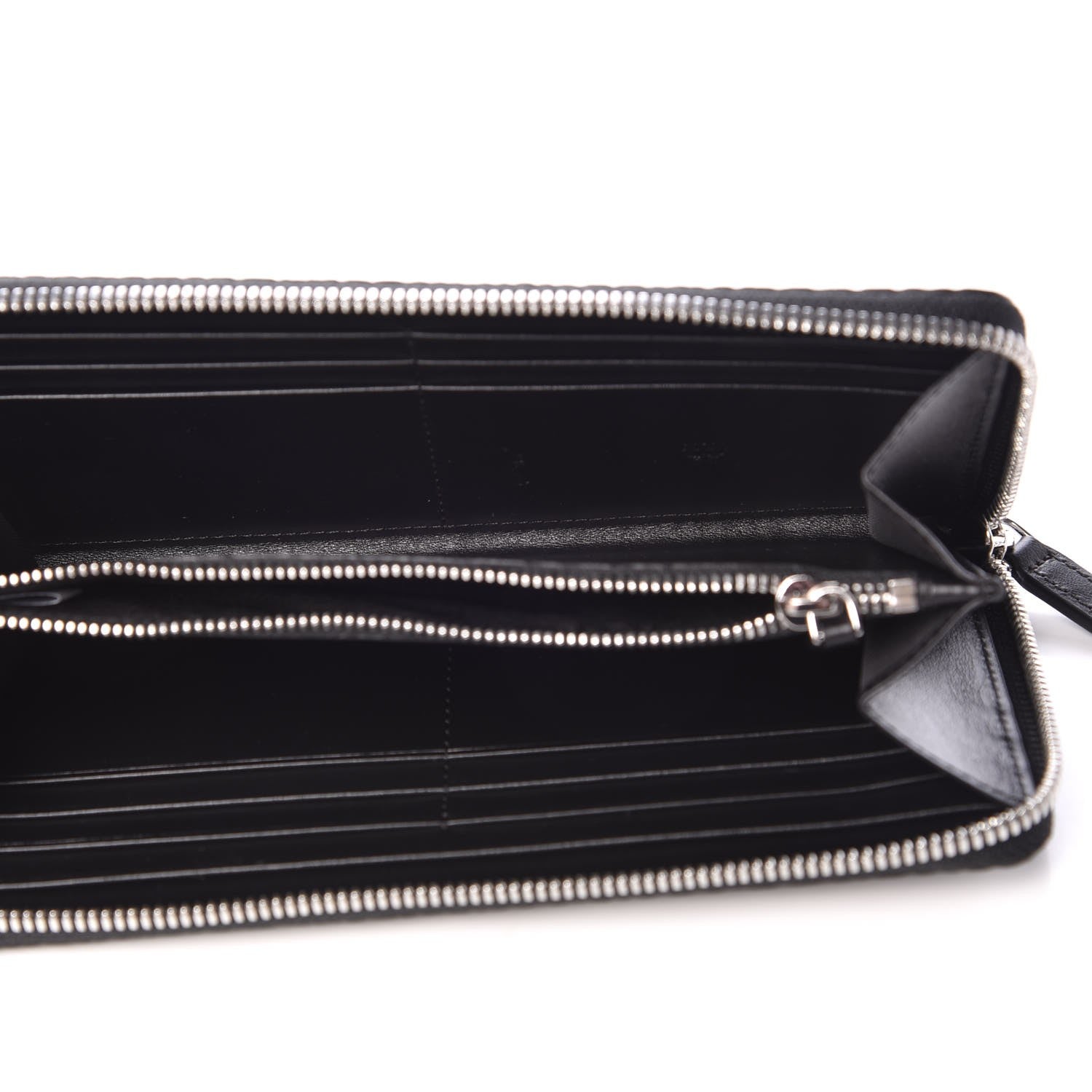 MCM Visetos Large Zip Around Wallet Black 5 of 8