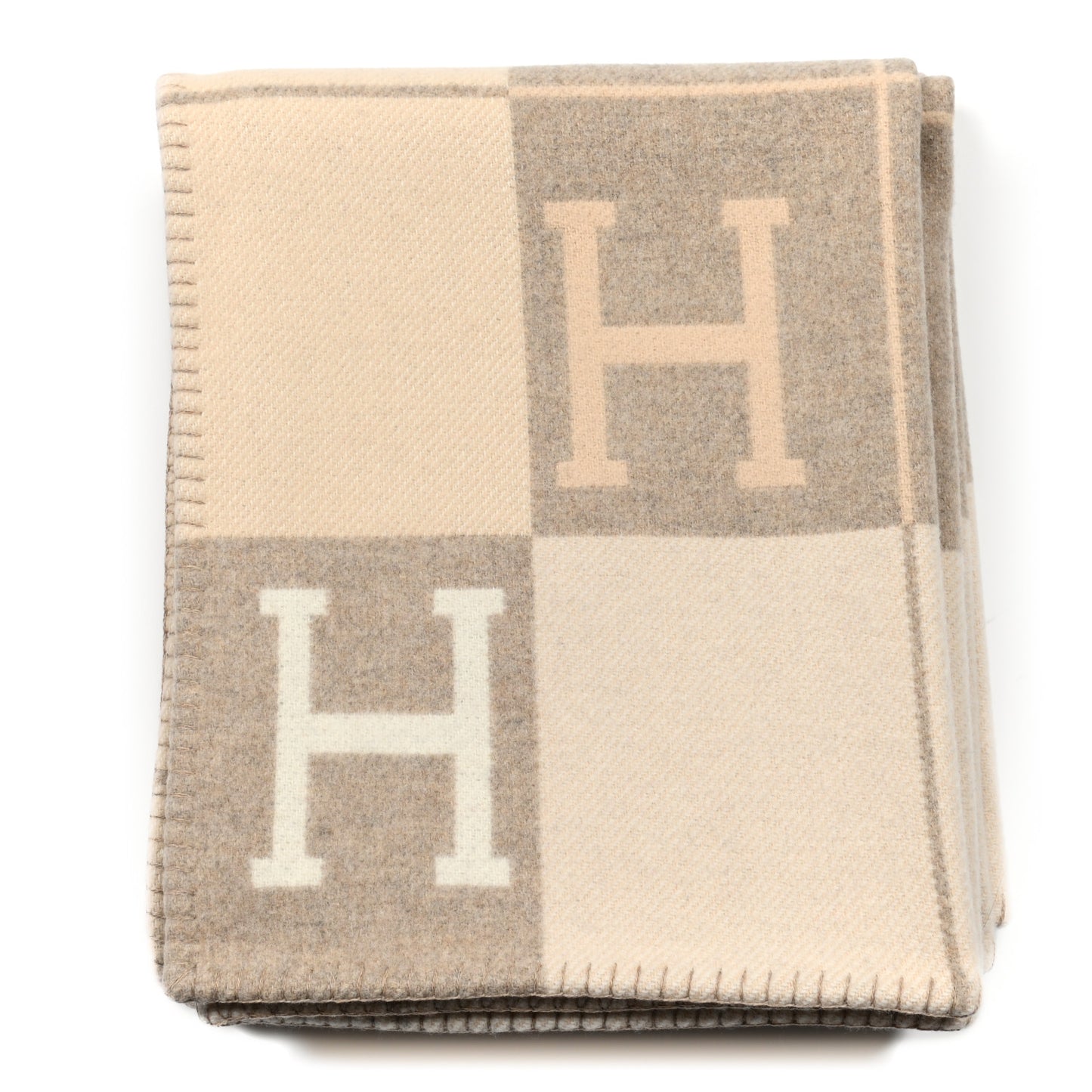 Wool Cashmere Avalon III Blanket Coco Camomille