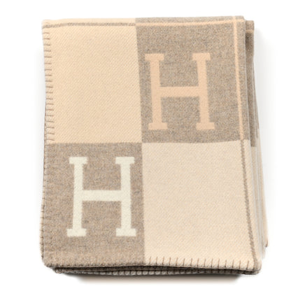 Hermes Wool Cashmere Avalon III Blanket Coco Camomille 1 of 3
