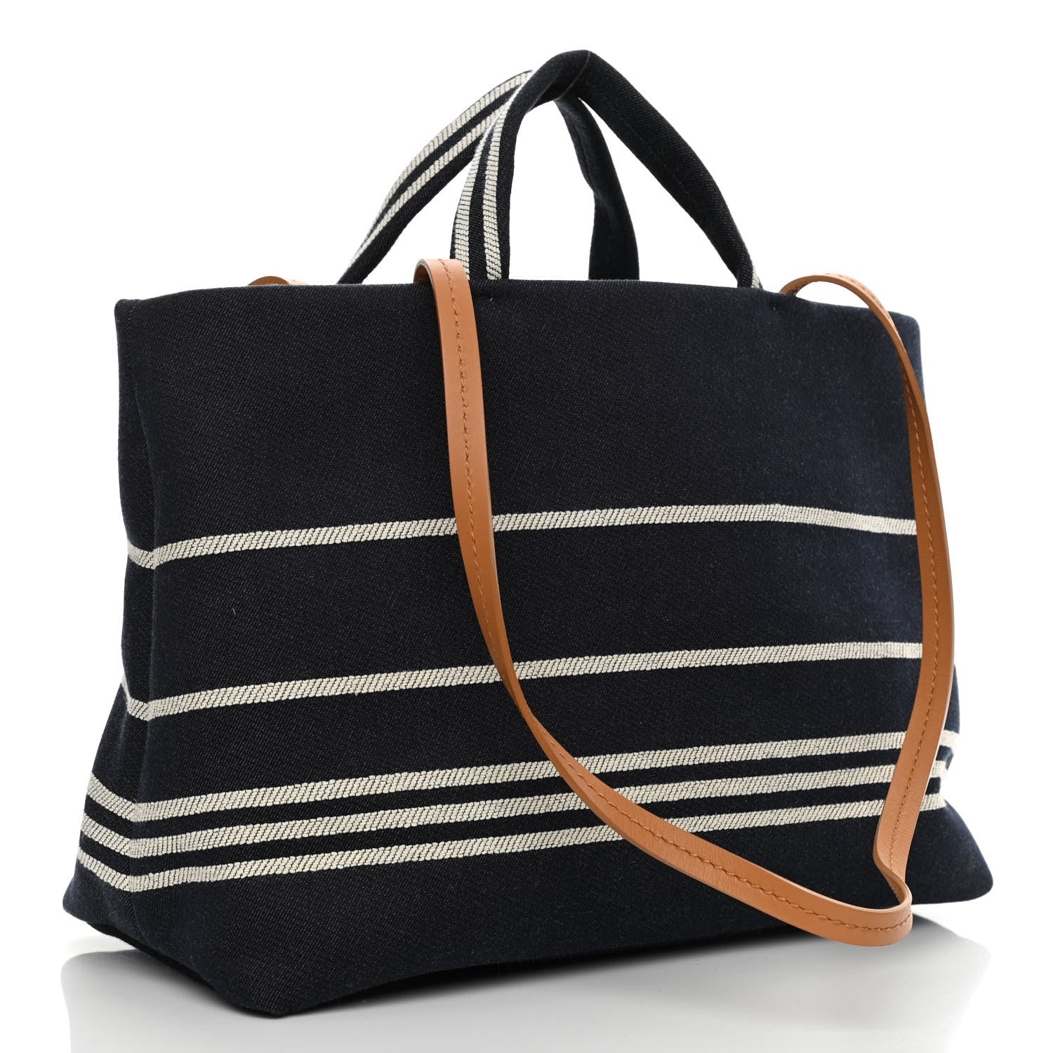 Chanel Denim Large Shopping Tote Blue 3 of 10