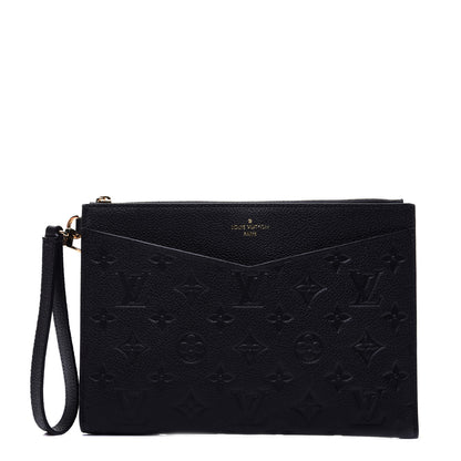 Louis Vuitton Empreinte Pochette Melanie MM Black 1 of 12