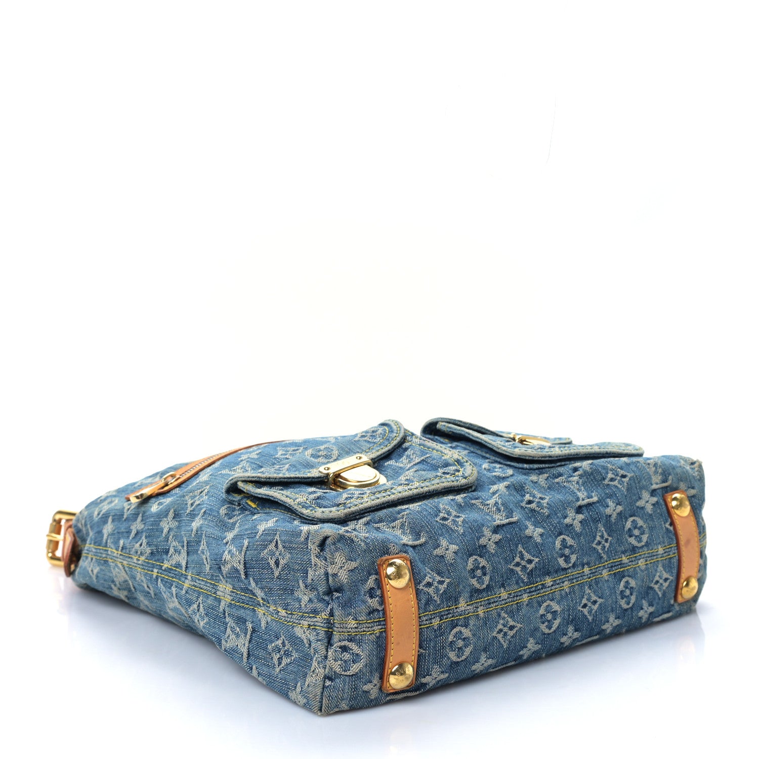 Louis Vuitton Denim Baggy GM Blue 4 of 8
