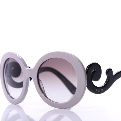 Prada Baroque Sunglasses SPR 27N Grey Black 7 of 7