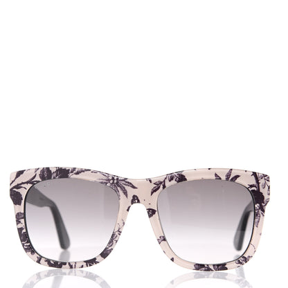 Gucci Acetate Herbarium Print Square Frame Sunglasses GG0032S Grey 3 of 6