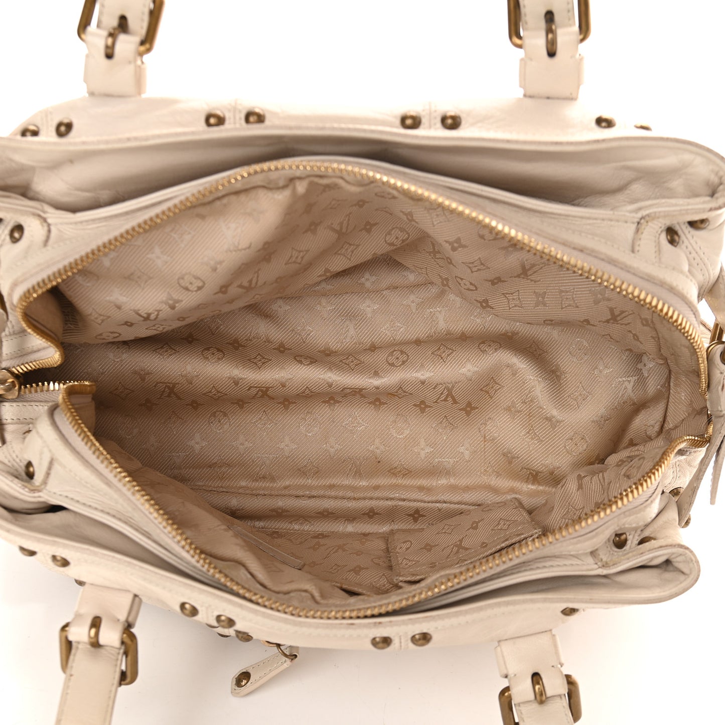 Lambskin Riveting White