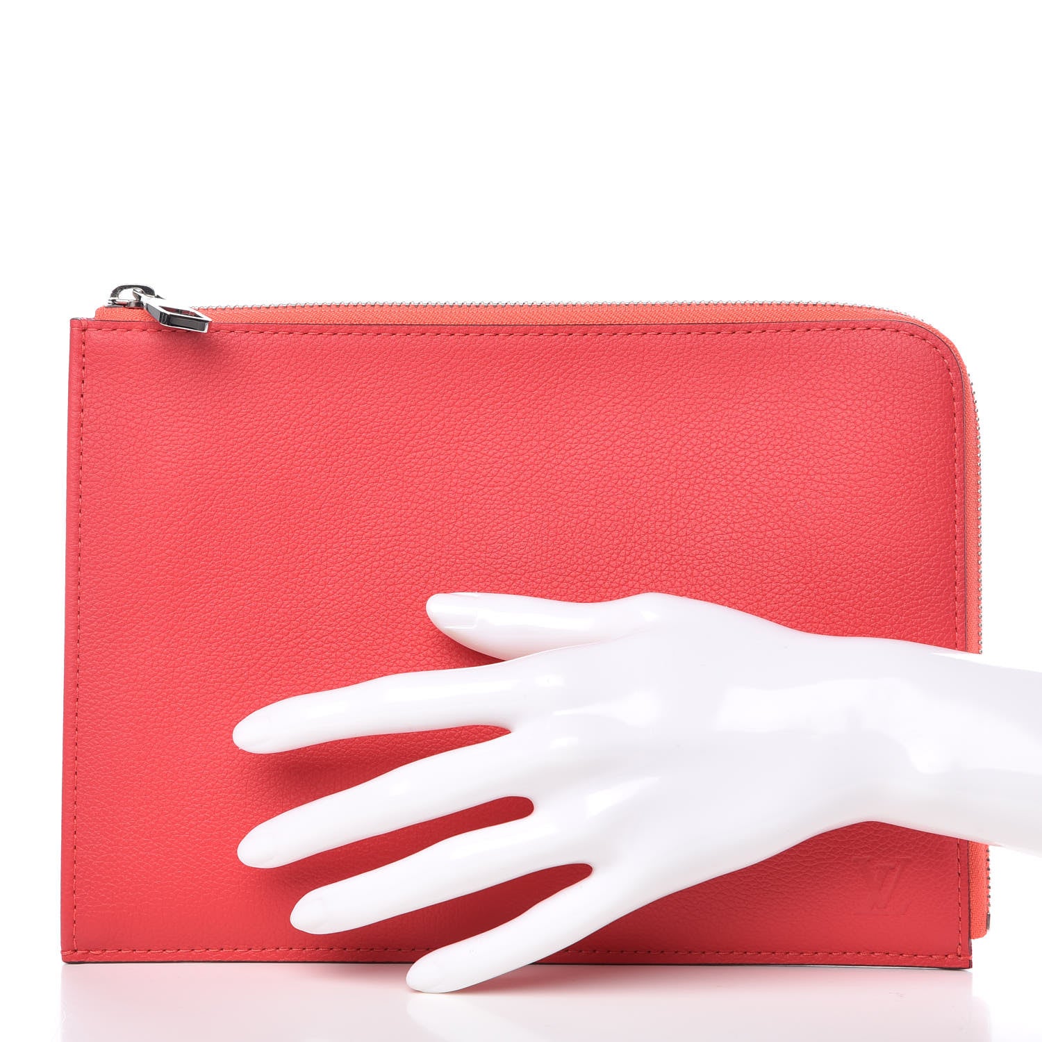 Louis Vuitton Calfskin Pochette Jour PM Poppy 2 of 8