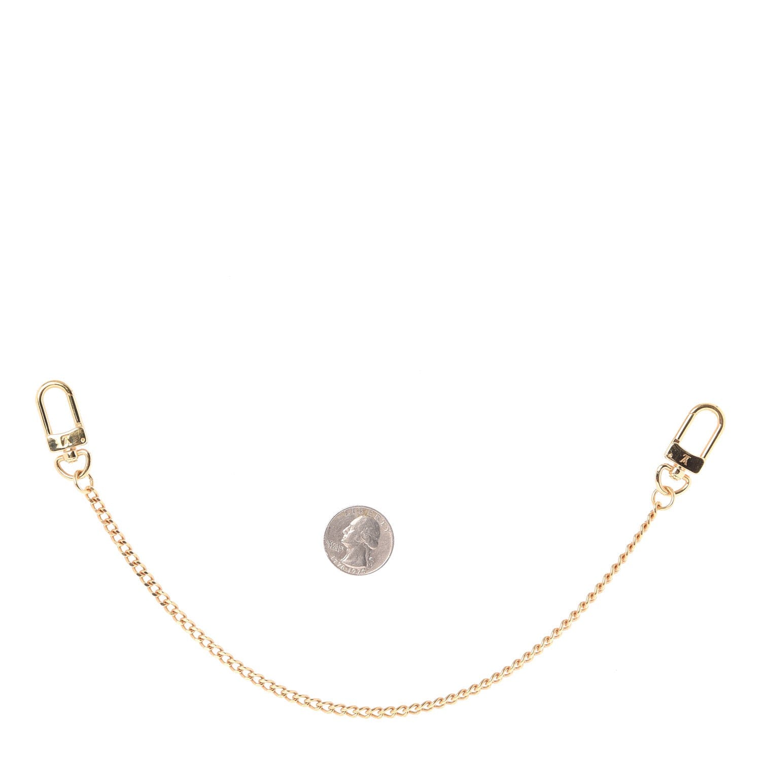 Louis Vuitton XL Pochette Extender Key Ring Chain Gold 2 of 3