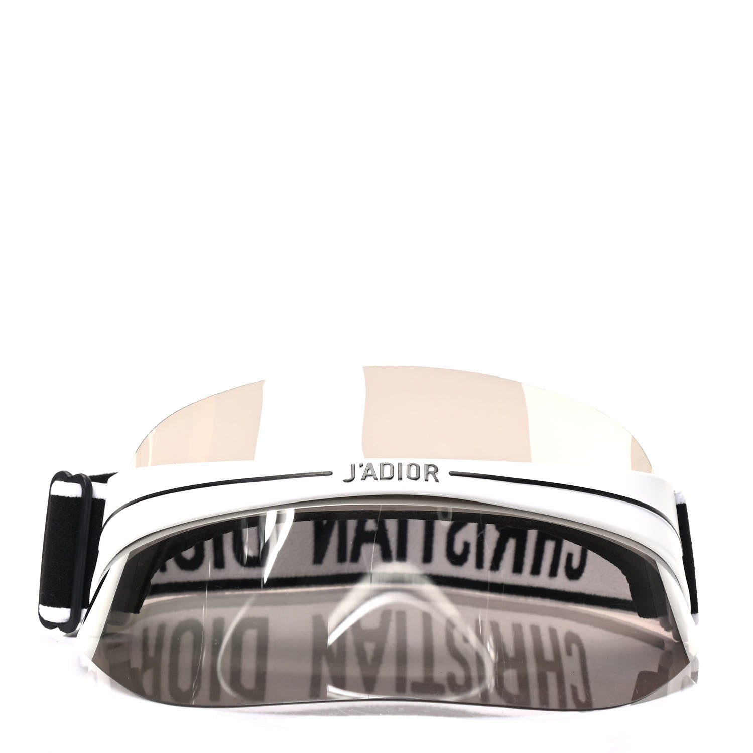 Christian Dior Mirrored DiorClub1 Sun Visor Black 2 of 7