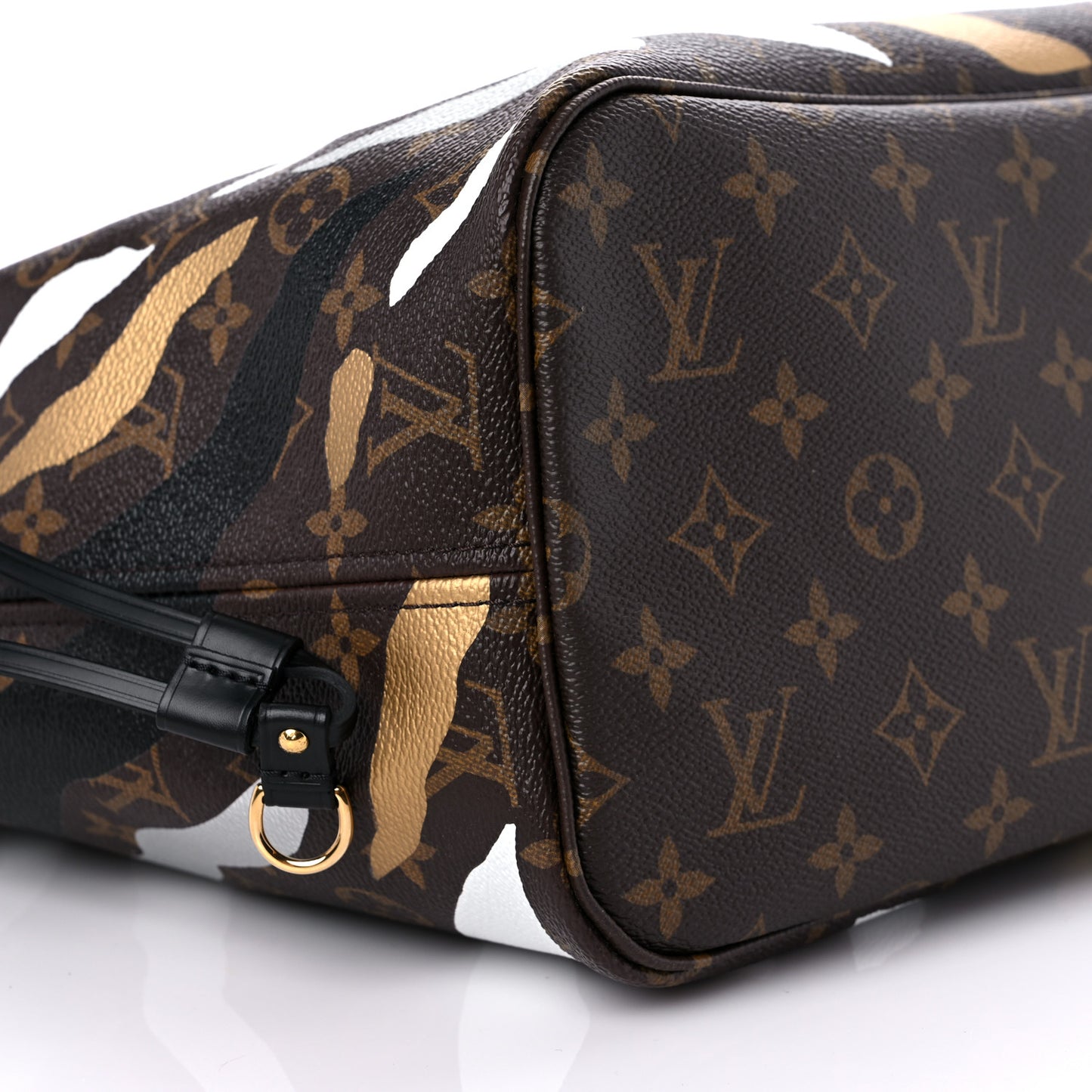 X LOL Monogram Neverfull MM Gold Silver