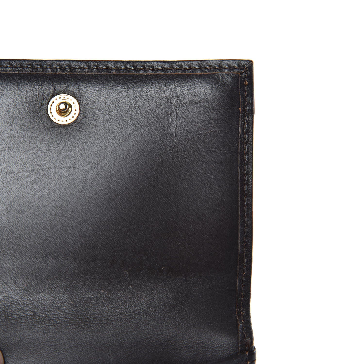 Burberry Haymarket Check Compact Wallet Chocolate 9 of 11