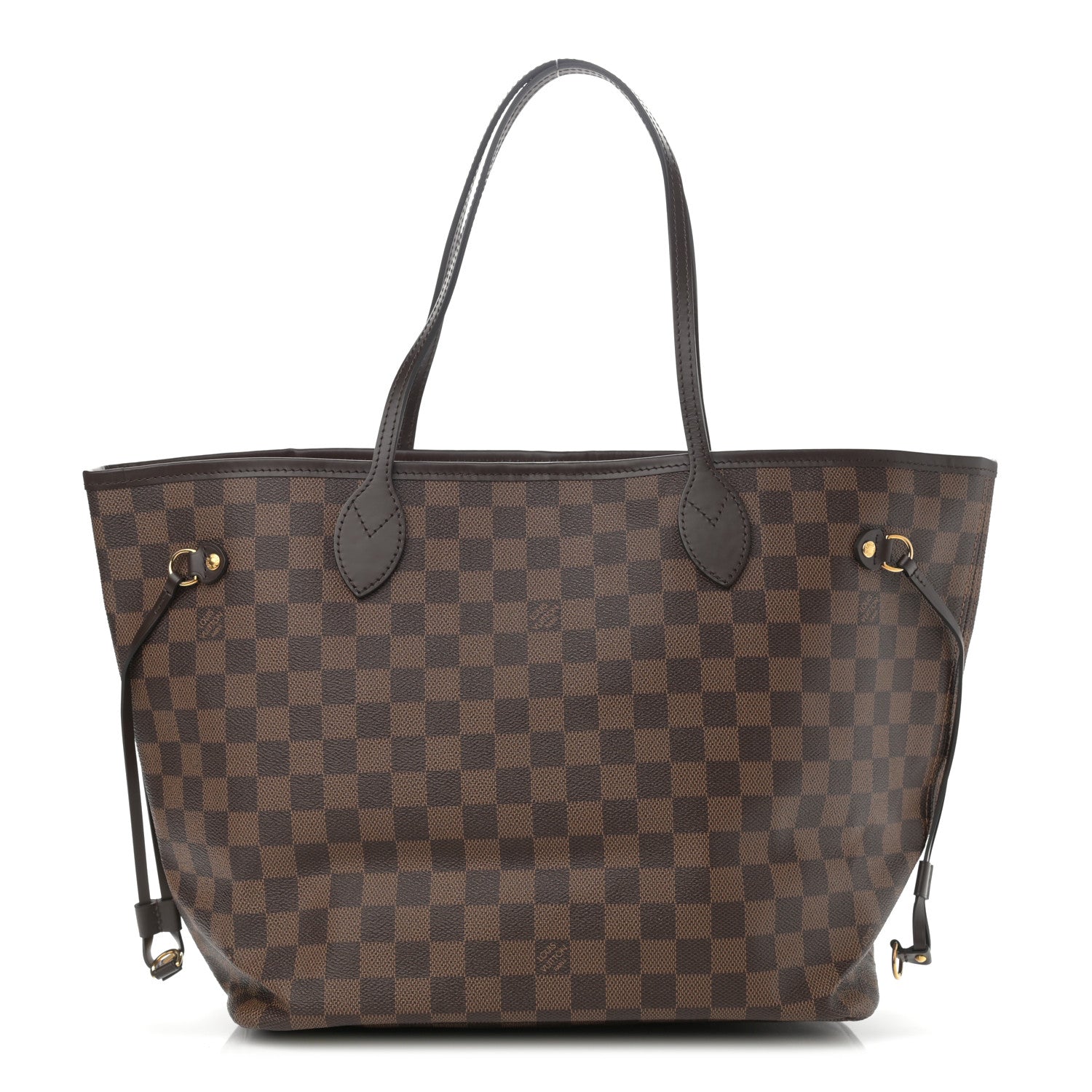 Louis Vuitton Damier Ebene Neo Neverfull MM Rose Ballerine 1 of 11