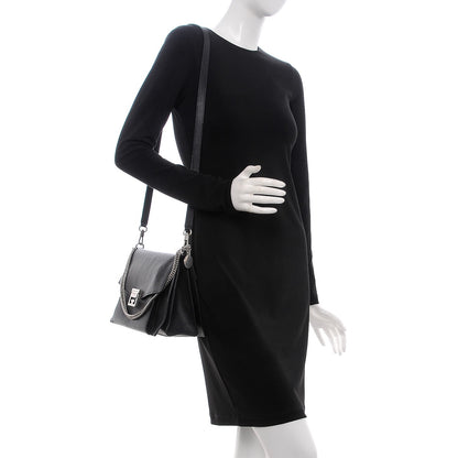 Givenchy Sugar Goatskin Medium GV3 Shoulder Bag Black 2 of 10