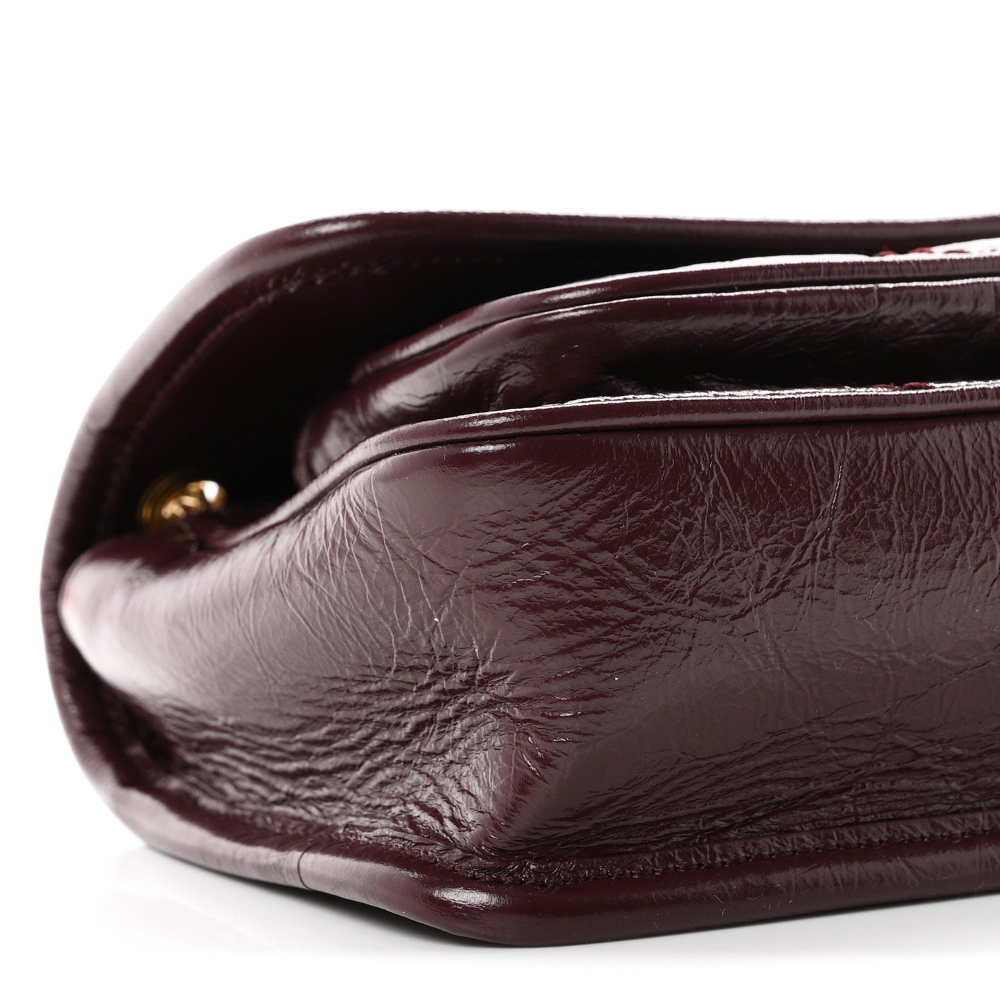 Grained Lambskin Monogram Mini Niki Chain Satchel Arabica
