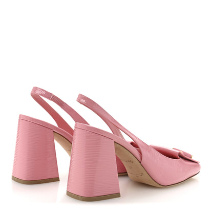 Louis Vuitton Electric Epi Shake Slingback Pumps 37 Pink 5 of 10