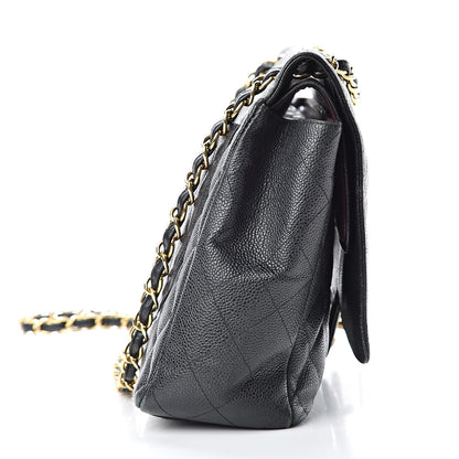 Chanel Caviar Quilted Maxi Double Flap Black 21 of 23