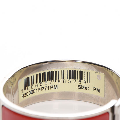Hermes Enamel Wide Clic Clac H Bracelet PM Rouge Vif 6 of 6