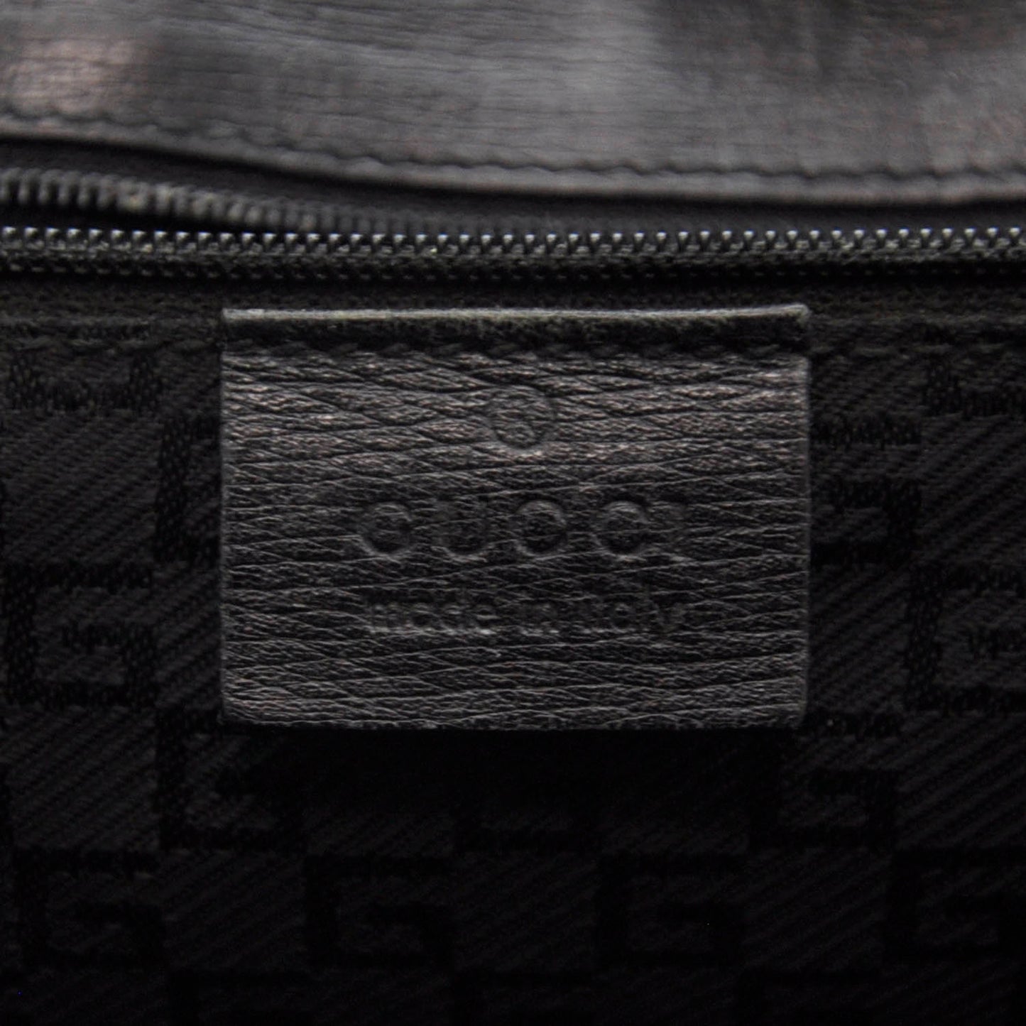 Leather Medium Bardot Black