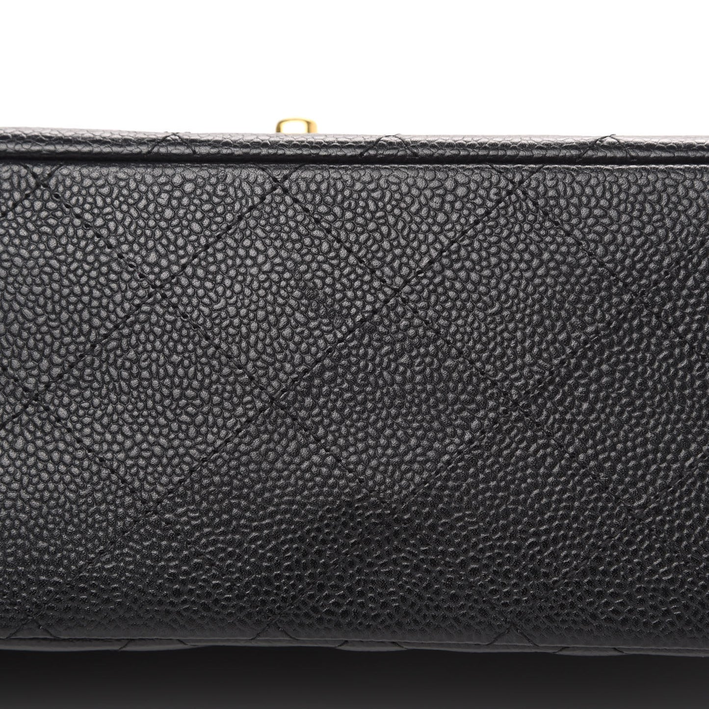 Caviar Quilted Maxi Double Flap Black
