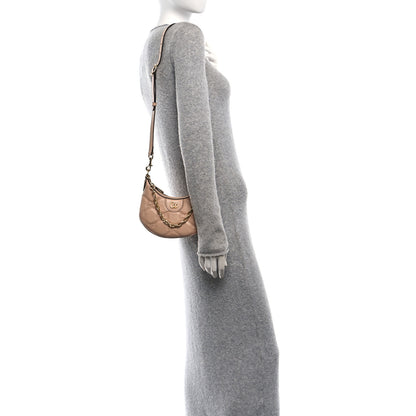 Gucci Calfskin GG Matelasse Mini Hobo Shoulder Bag Perfect Pink Natural 2 of 10