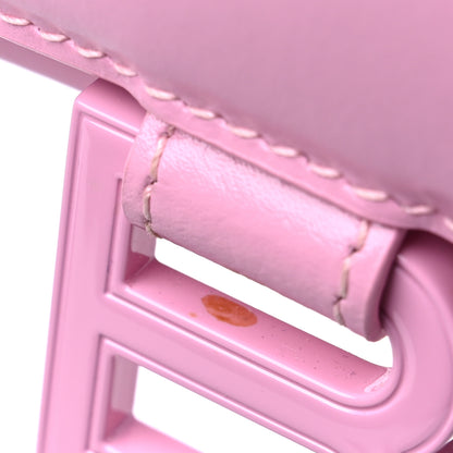 Balenciaga Shiny Box Calfskin Tonal B Hourglass Chain Bag Candy Pink 13 of 13