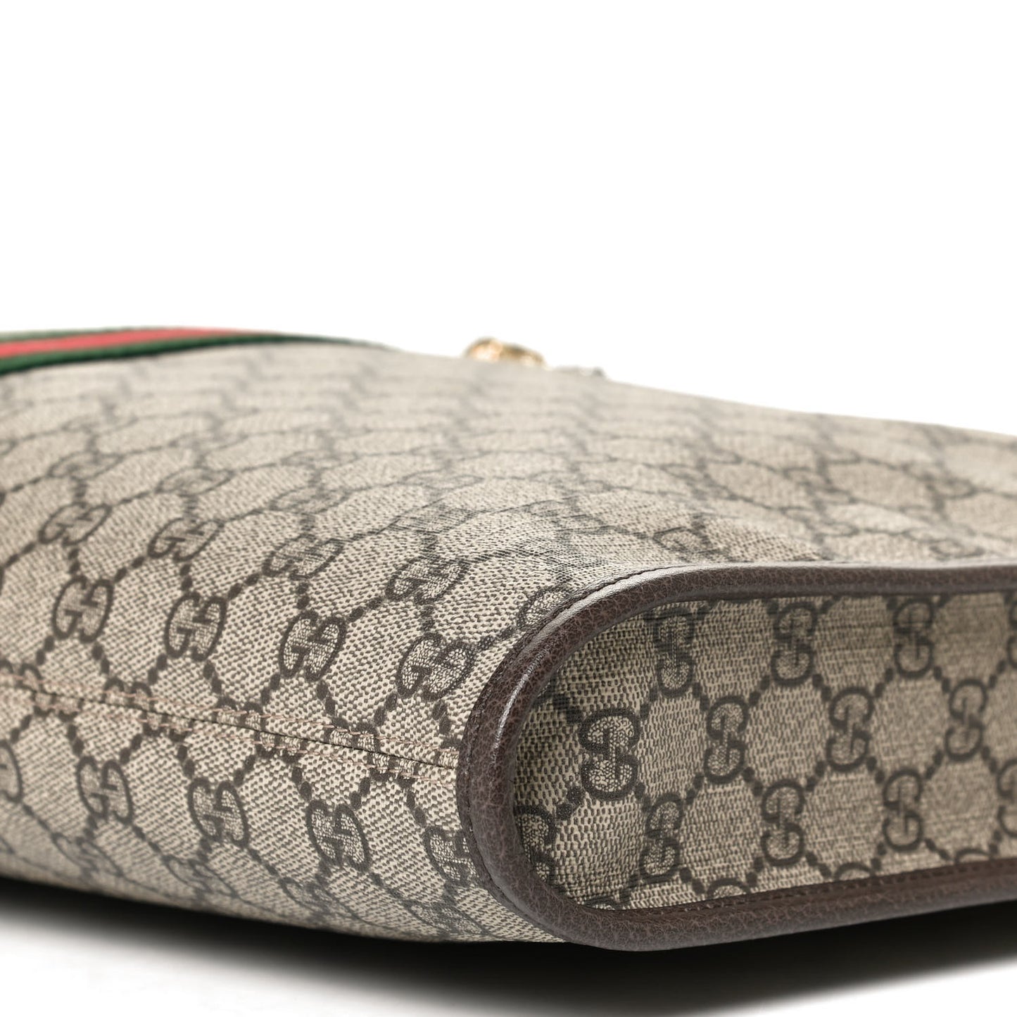 GG Supreme Monogram Large Rajah Chain Tote Beige New Acero
