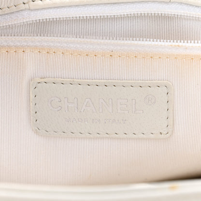 Chanel Calfskin Cerf Executive Shopper Tote White 7 of 23