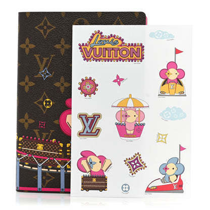 Louis Vuitton Monogram 2020 Christmas Animation Roller Coaster Notebook MM Pivoine 3 of 8