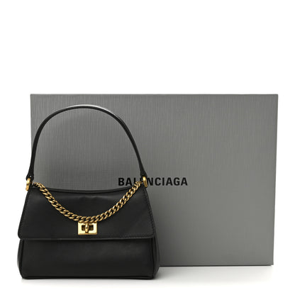 Balenciaga Natural Smooth Calfskin Nano Rodeo Top Handle Handbag Black 11 of 11