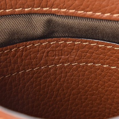 Chloe Calfskin Mini Marcie Round Crossbody Bag Tan 6 of 9