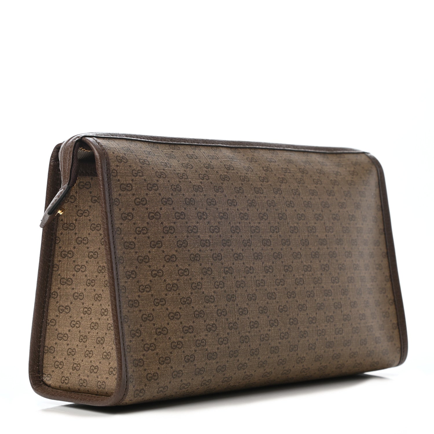 Gucci Mini Vintage GG Supreme Monogram Zip Pouch Beige New Acero 3 of 9