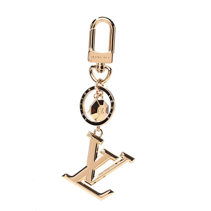 Louis Vuitton LV Facettes Bag Charm Key Holder Gold 1 of 3