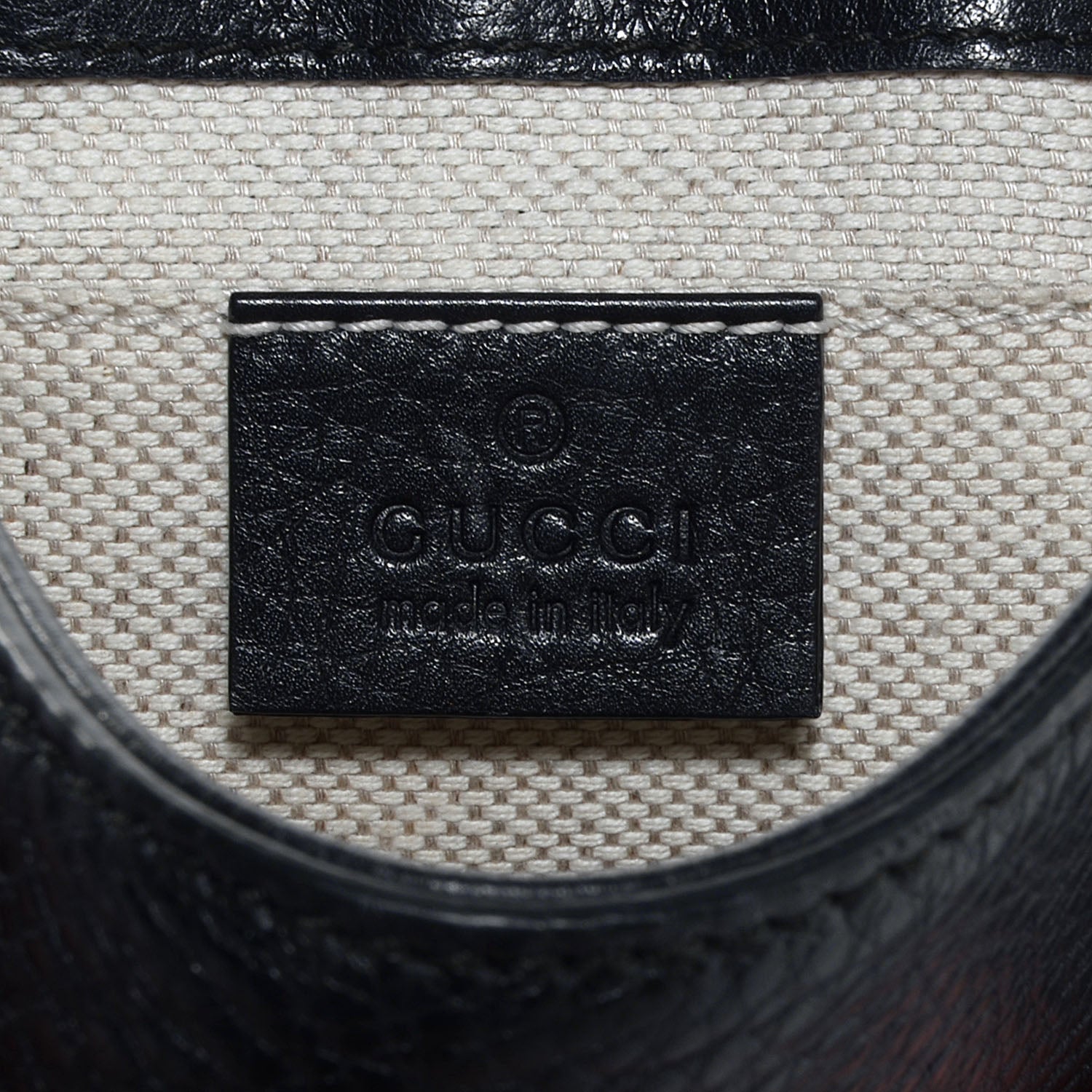 Gucci Pebbled Calfskin Small Soho Flap Crossbody Black 6 of 9