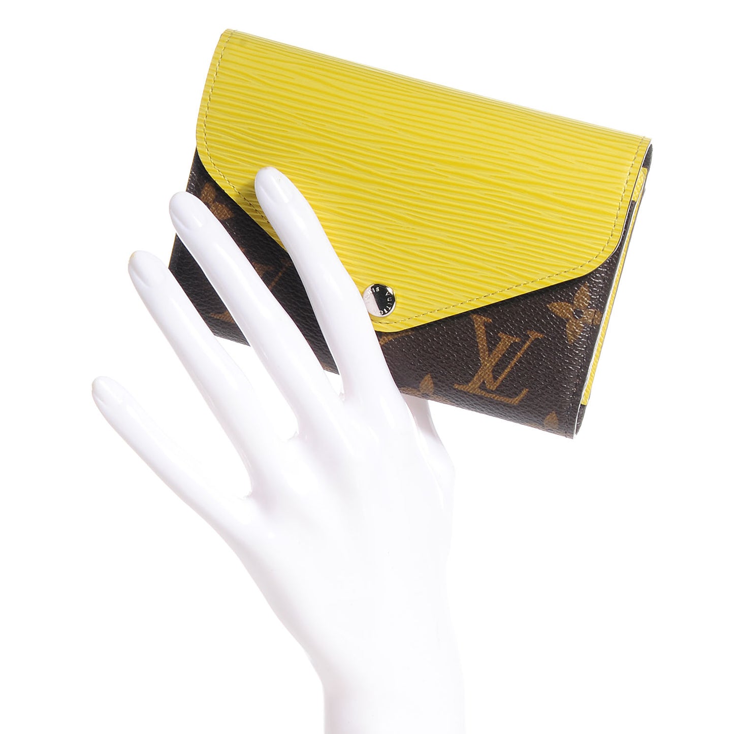 Epi Monogram Marie-Lou Compact Wallet Pistache