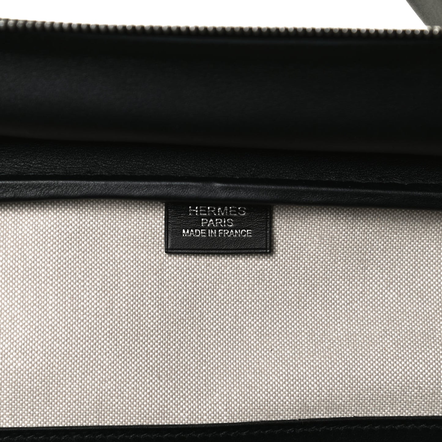Toile H Sombrero II Bayadere Cavour Bag Ecru Black