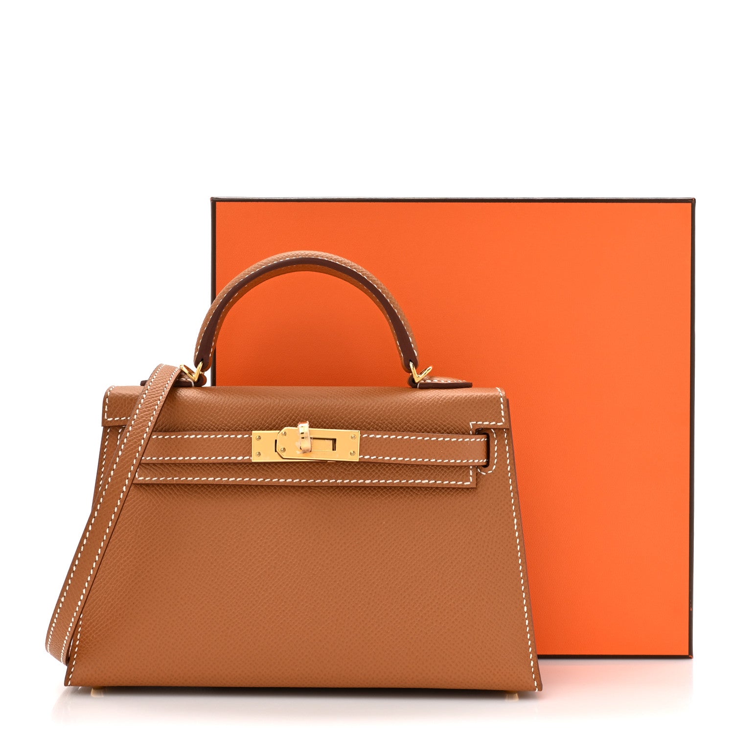 Hermes Epsom Mini Kelly Sellier 20 Gold 11 of 11