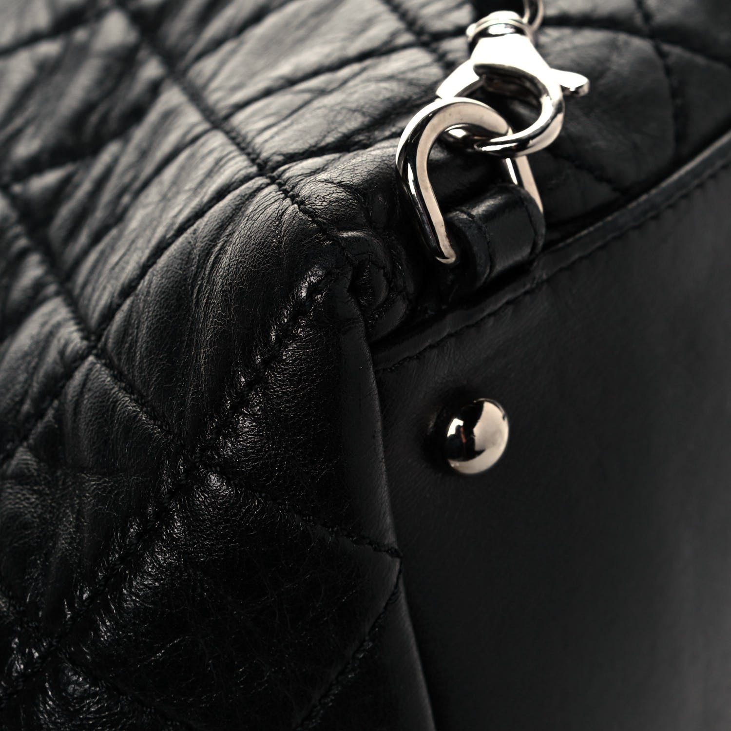 Chanel Lambskin Quilted Beijing Backpack Black 11 of 16