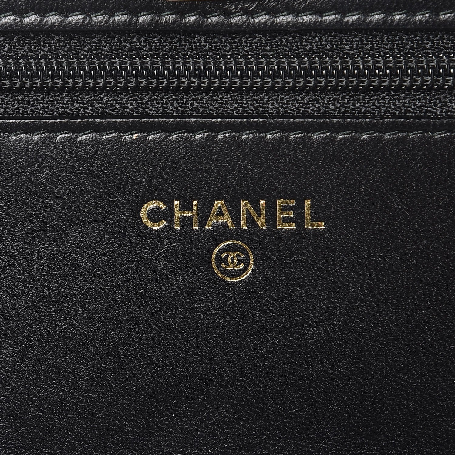 Chanel Lambskin Quilted Trendy CC Wallet On Chain WOC Black 7 of 11