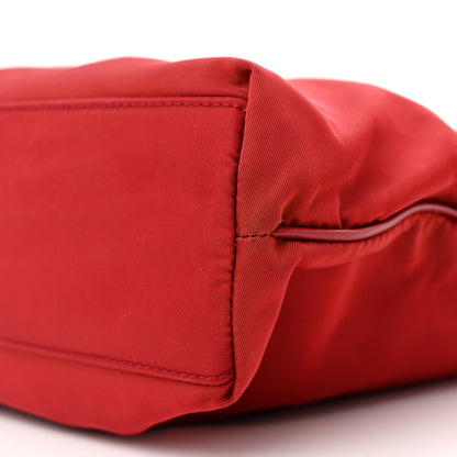 Prada Tessuto Nylon Tote Red 10 of 11