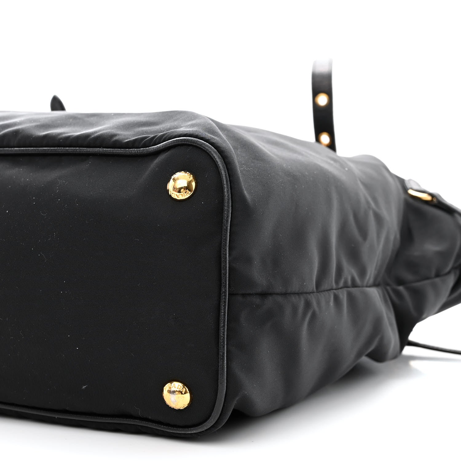 Prada Saffiano Tessuto Nylon Tote Black 11 of 11