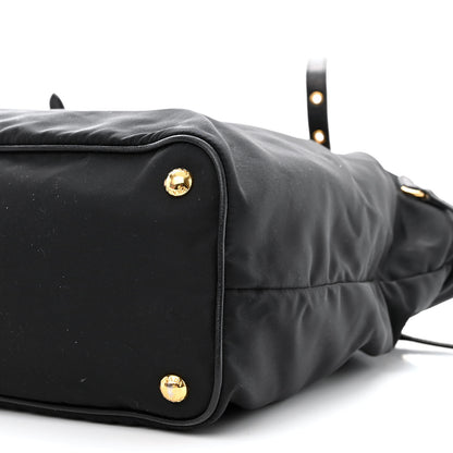 Prada Saffiano Tessuto Nylon Tote Black 11 of 11