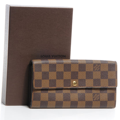Louis Vuitton Damier Ebene Sarah Wallet 5 of 8