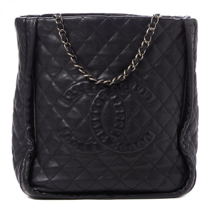 Chanel Calfskin Quilted Medium Istanbul Tote Black 1 of 10