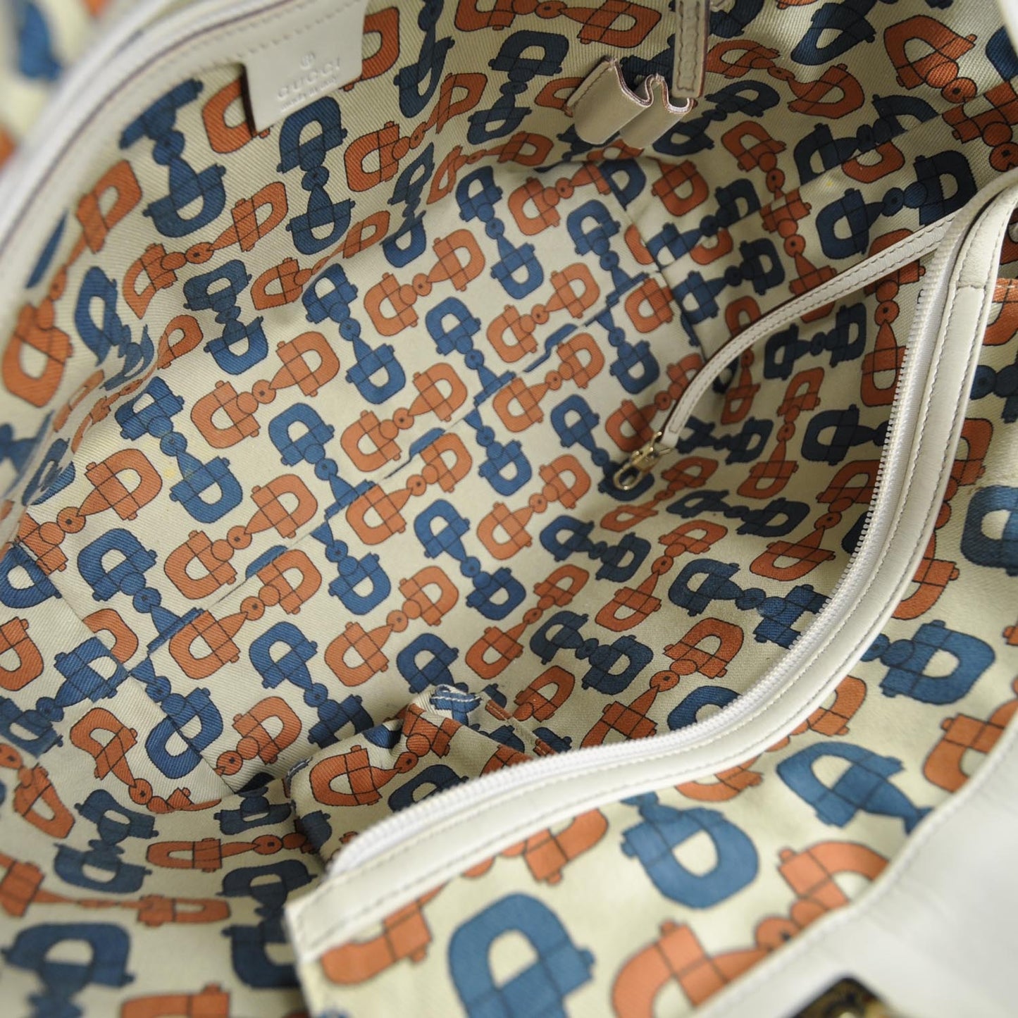 Guccissima Punch Tote Ivory