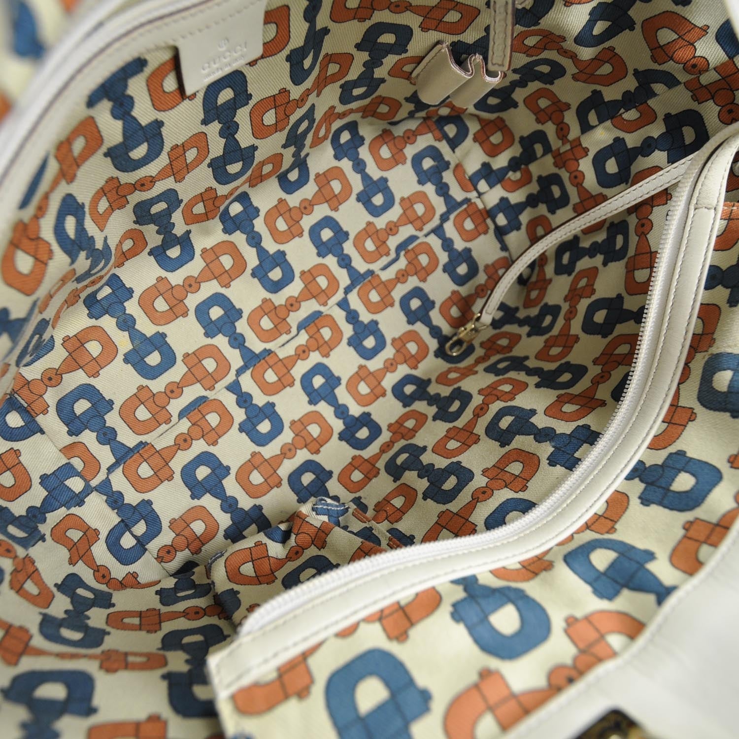 Gucci Guccissima Punch Tote Ivory 6 of 9