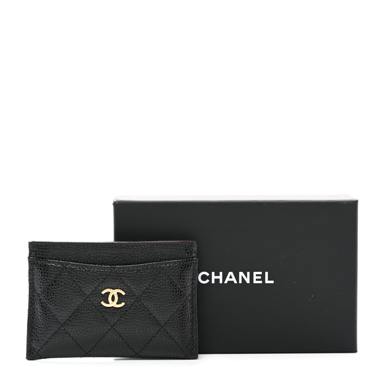 Chanel Caviar Quilted Card Holder Black 9 of 9