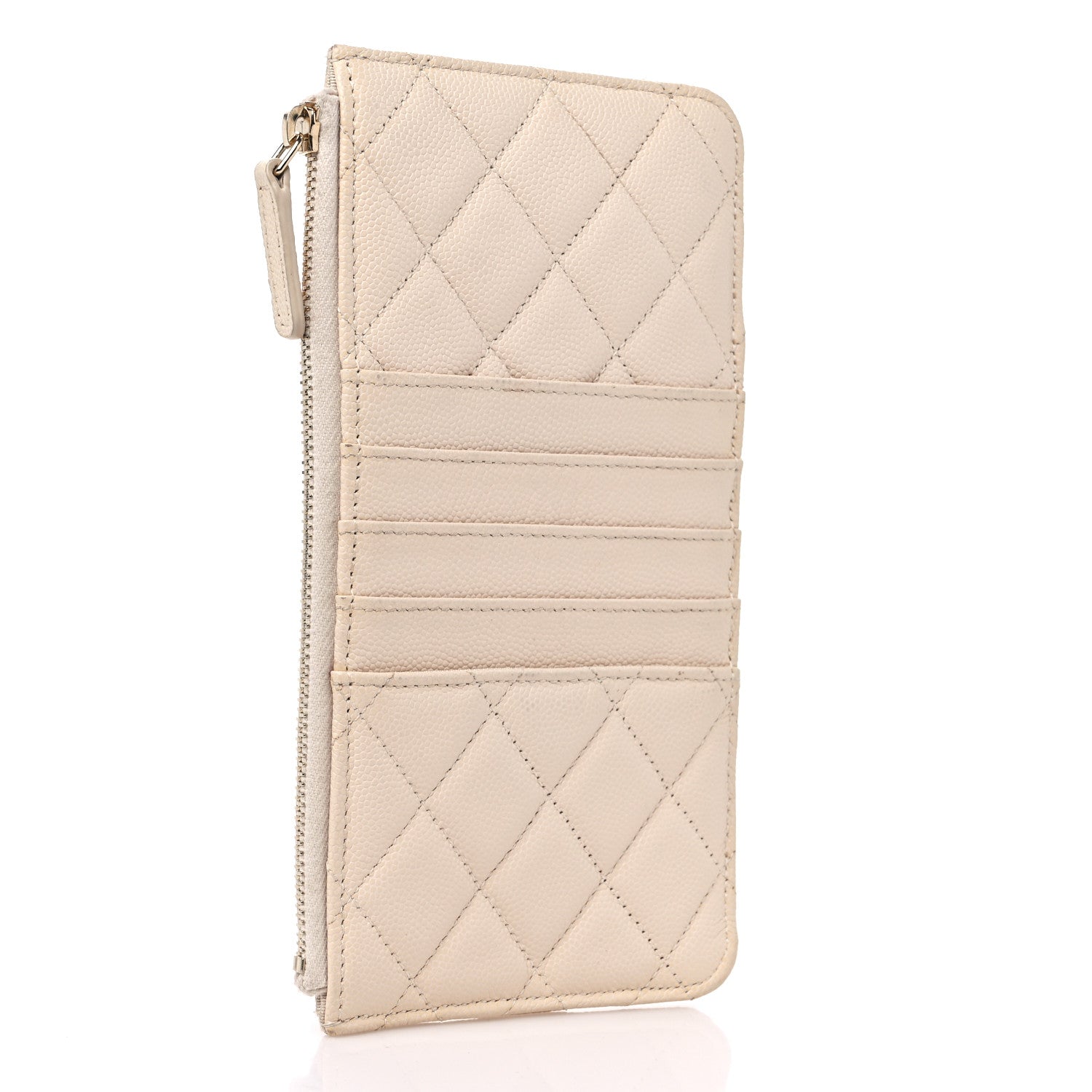 Chanel Caviar Quilted Classic iPhone Pouch Light Beige 3 of 14