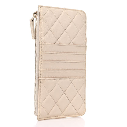 Chanel Caviar Quilted Classic iPhone Pouch Light Beige 3 of 14